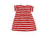 A Red Short Sleeve Dresses from Petit Bateau in size 18-24M for girl. (Back View)