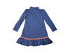 A Blue Long Sleeve Dresses from Ralph Lauren in size 2T for girl. (Back View)