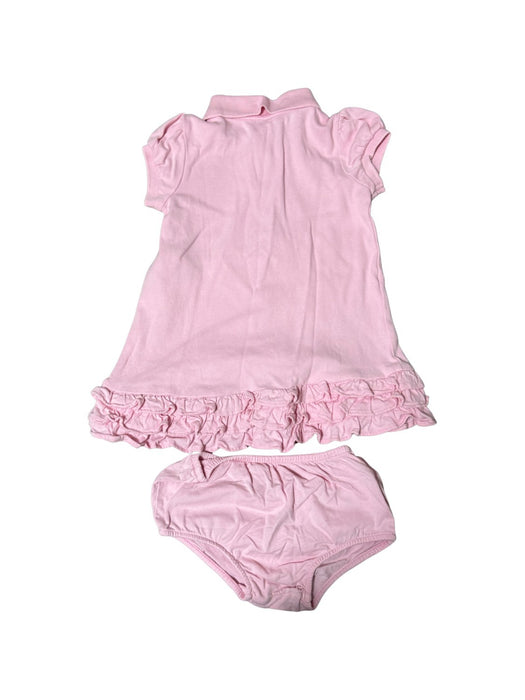 A Pink Dress Sets from Ralph Lauren in size 12-18M for girl. (Back View)