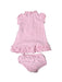 A Pink Dress Sets from Ralph Lauren in size 12-18M for girl. (Back View)
