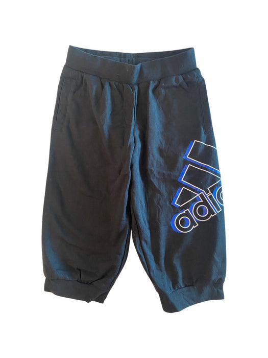 A Black Sweatpants from Adidas in size 9Y for boy. (Front View)