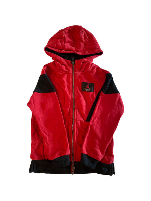 A Red Zippered Sweatshirts from Air Jordan in size 6T for neutral. (Front View)