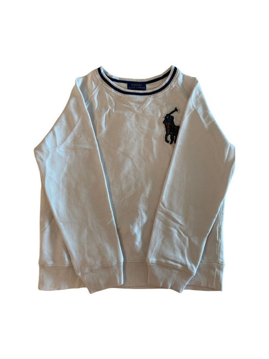 A White Crewneck Sweatshirts from Polo Ralph Lauren in size 6T for neutral. (Front View)