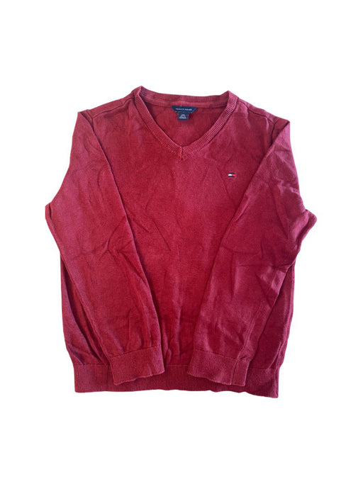 A Red Knit Sweaters from Tommy Hilfiger in size 7Y for neutral. (Front View)