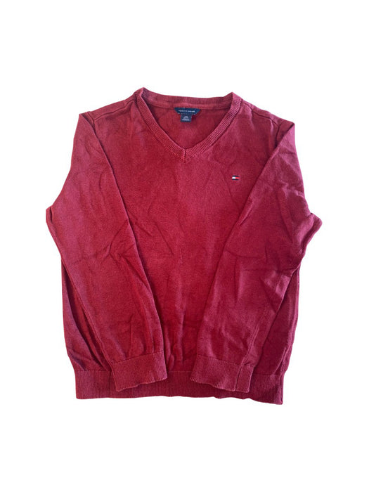 A Red Knit Sweaters from Tommy Hilfiger in size 7Y for neutral. (Front View)