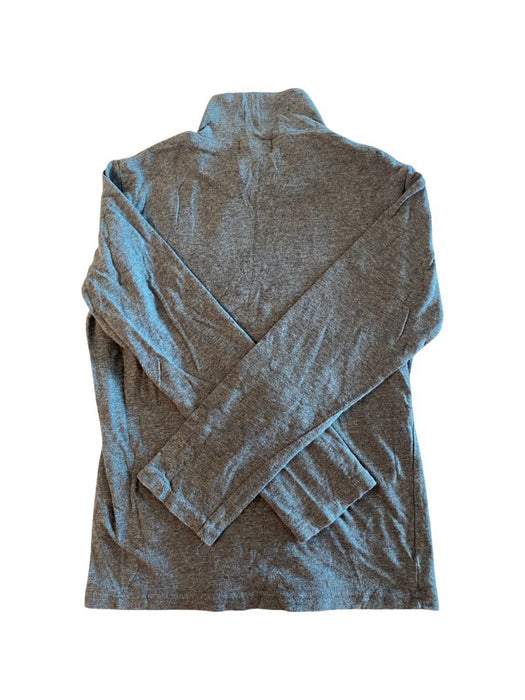 A Grey Long Sleeve Tops from Comme Ca Ism in size 6T for neutral. (Back View)