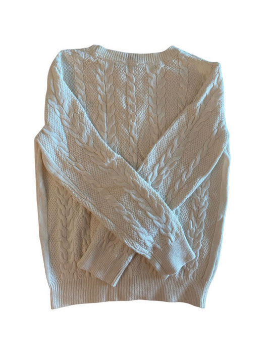 A White Knit Sweaters from Tommy Hilfiger in size 7Y for neutral. (Back View)