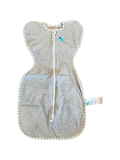 A Grey Swaddles from Love To Dream in size 0-3M for neutral. (Front View)