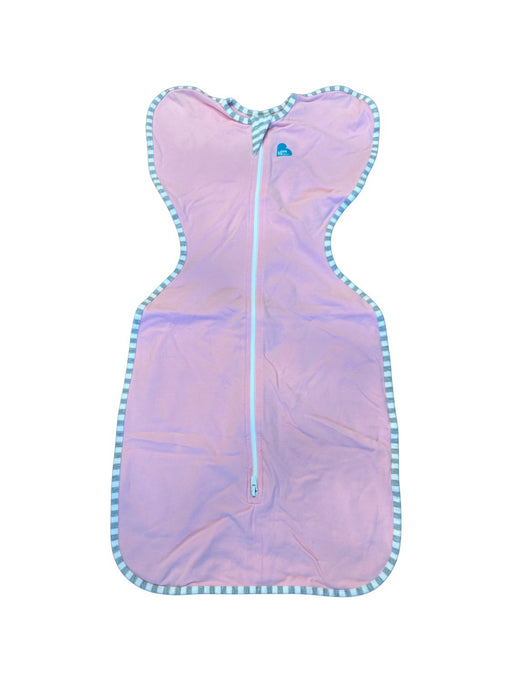 A Pink Swaddles from Love To Dream in size 3-6M for neutral. (Front View)