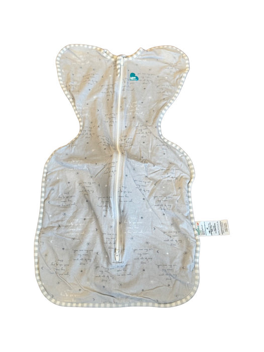 A Grey Swaddles from Love To Dream in size 3-6M for neutral. (Front View)
