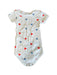 A White Short Sleeve Bodysuits from Petit Bateau in size 6-12M for neutral. (Back View)