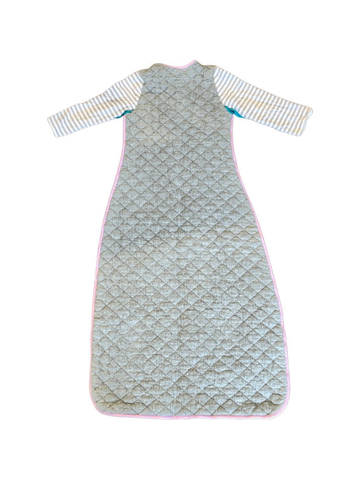 A Grey Sleepsacs from Love To Dream in size 18-24M for neutral. (Back View)