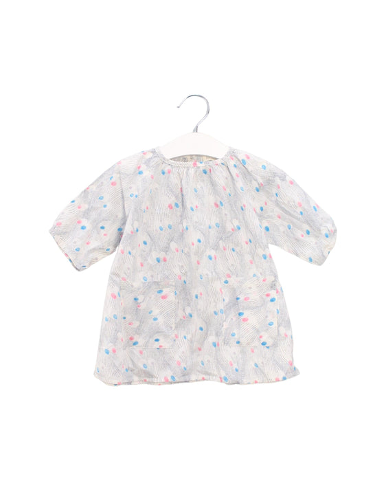 A Navy Long Sleeve Dresses from Mabo in size 12-18M for girl. (Front View)