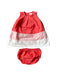 A Red Dress Sets from Marie Chantal in size 3-6M for girl. (Front View)