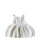 A White Sleeveless Dresses from Country Road in size 3-6M for girl. (Front View)
