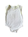A White Sleeveless Bodysuits from Marie Chantal in size 3-6M for neutral. (Front View)