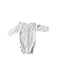 A White Long Sleeve Bodysuits from Chloe in size 0-3M for girl. (Front View)