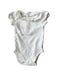 A White Short Sleeve Bodysuits from Jacadi in size 3-6M for girl. (Front View)
