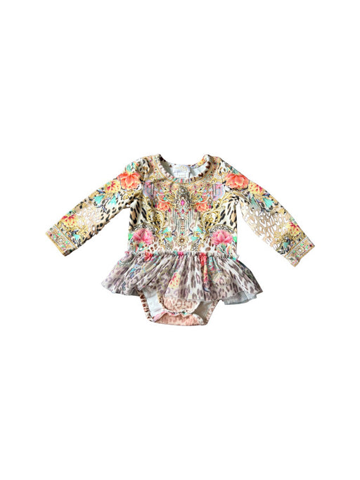 A Multicolour Long Sleeve Bodysuits from Camilla in size 6-12M for girl. (Front View)