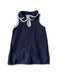 A Navy Sleeveless Dresses from Jacadi in size 6-12M for girl. (Front View)