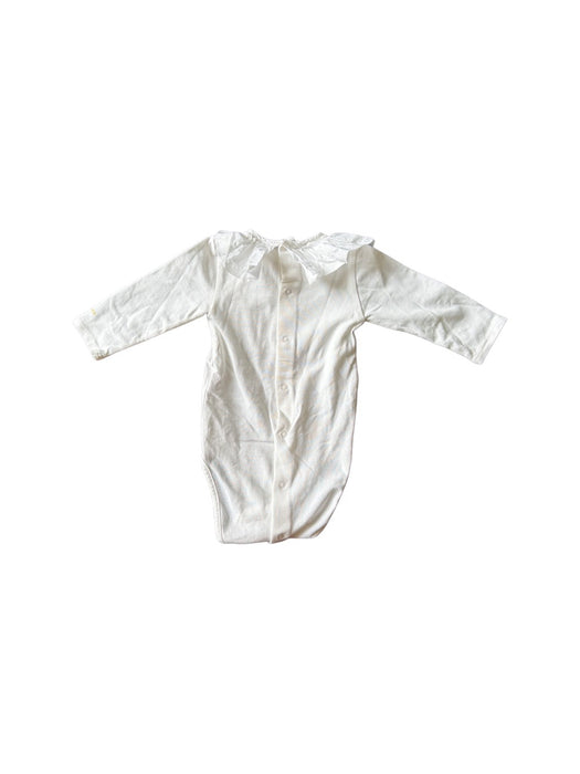 A White Long Sleeve Bodysuits from Chloe in size 0-3M for girl. (Back View)