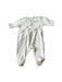 A White Onesies from Jacadi in size 0-3M for neutral. (Back View)