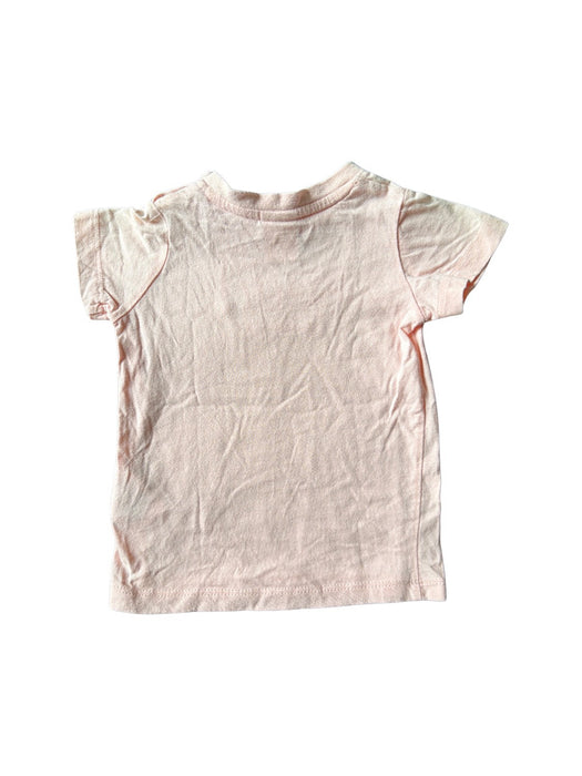 A Pink Short Sleeve T Shirts from Seed in size 3-6M for girl. (Back View)