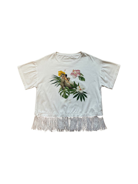 A White Short Sleeve T Shirts from Monnalisa in size 8Y for girl. (Front View)