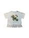 A White Short Sleeve T Shirts from Monnalisa in size 8Y for girl. (Front View)