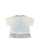 A White Short Sleeve T Shirts from Monnalisa in size 8Y for girl. (Back View)