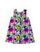A Multicolour Sleeveless Dresses from Marimekko in size 5T for girl. (Back View)