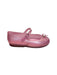 A Pink Flats from Mini Melissa in size 6T for girl. (Back View)