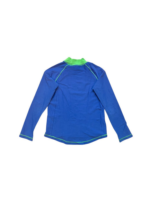 A Blue Rash Guards from Mizuno in size 4T for neutral. (Back View)