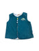A Teal Outerwear Vests from Organic Mom in size 5T for boy. (Front View)