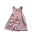 A Pink Sleeveless Dresses from Petit Bateau in size 6T for girl. (Front View)