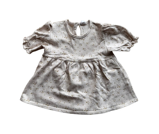 A Beige Short Sleeve Dresses from Jamie Kay in size 5T for girl. (Front View)