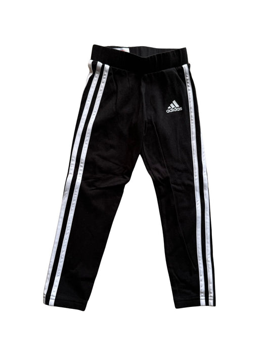A Black Sweatpants from Adidas in size 4T for neutral. (Front View)