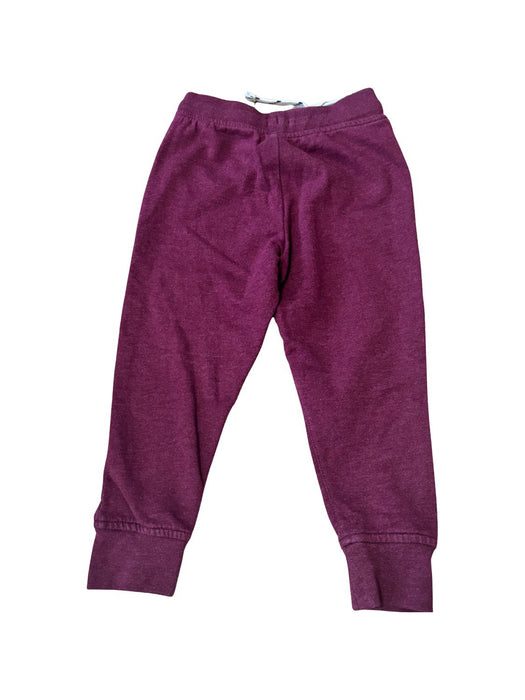 A Burgundy Sweatpants from Crewcuts in size 4T for neutral. (Back View)