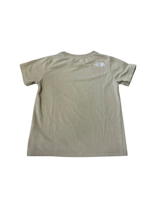 A Beige Short Sleeve T Shirts from The North Face in size 5T for neutral. (Back View)