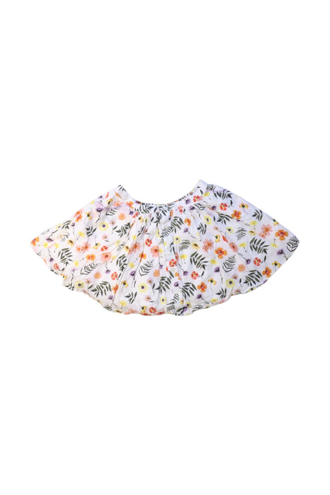 A Multicolour Short Skirts from Velveteen in size 4T for girl. (Front View)