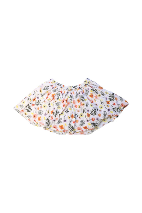A Multicolour Short Skirts from Velveteen in size 4T for girl. (Back View)