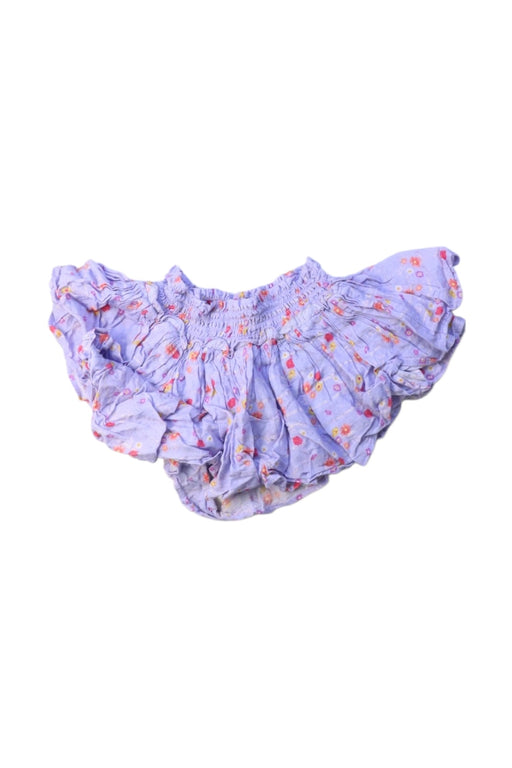 A Purple Short Skirts from Velveteen in size 4T for girl. (Front View)