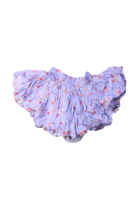 A Purple Short Skirts from Velveteen in size 4T for girl. (Back View)