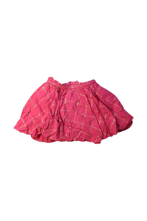 A Pink Short Skirts from Velveteen in size 4T for girl. (Front View)