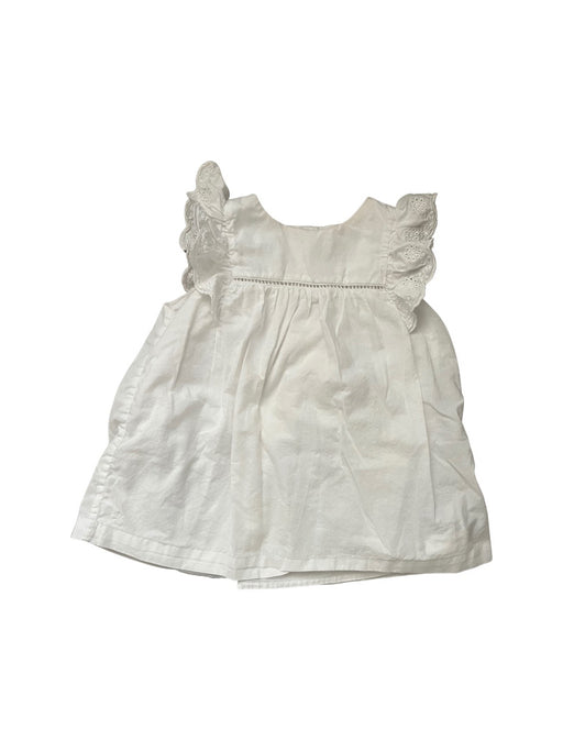 A White Sleeveless Dresses from Ralph Lauren in size 18-24M for girl. (Front View)