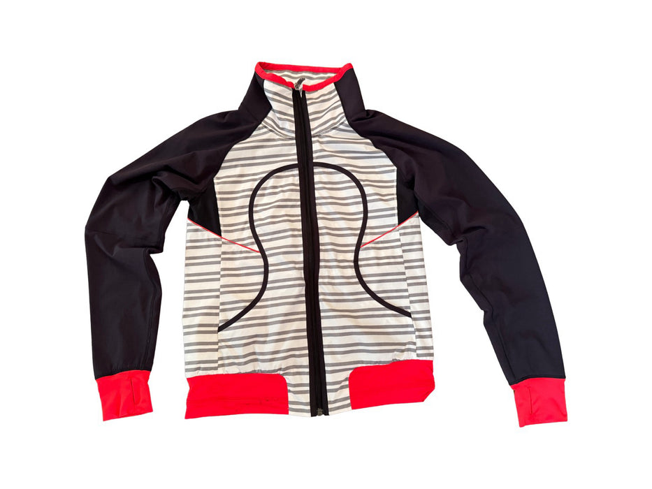 A Black Lightweight Jackets from Lululemon in size 14Y for neutral. (Front View)