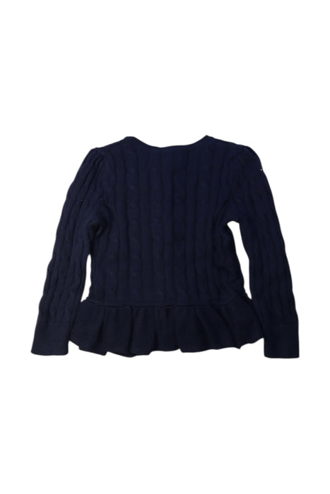 A Navy Cardigans from Polo Ralph Lauren in size 3T for girl. (Back View)