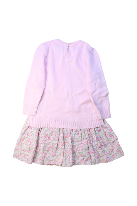 A Pink Sweater Dresses from Polo Ralph Lauren in size 2T for girl. (Back View)