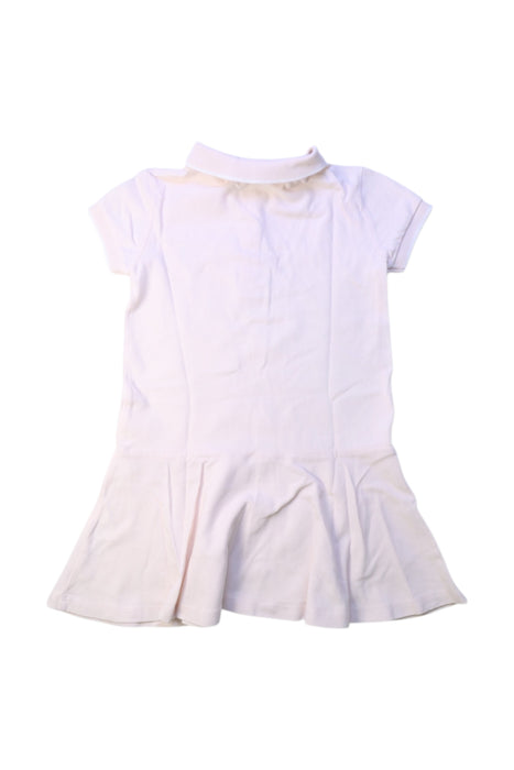A White Short Sleeve Dresses from Kenzo in size 4T for girl. (Back View)