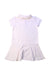 A White Short Sleeve Dresses from Kenzo in size 4T for girl. (Back View)